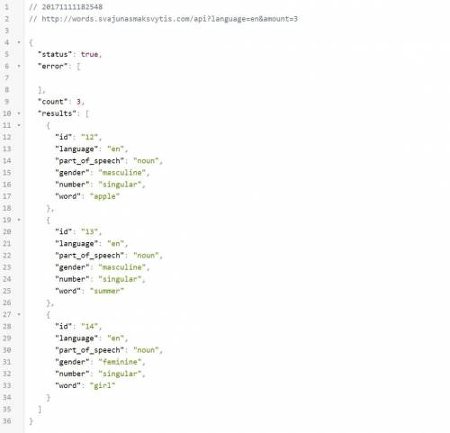 Words API